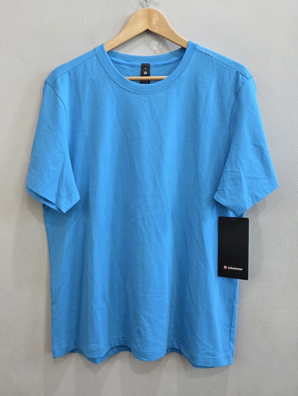 Lululemon Zeroed In Short Sleeve Blue Performance Shirt LM3GFNS Men's Medium